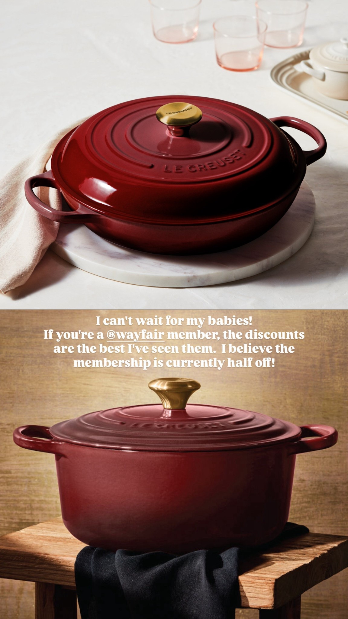 Le Creuset Rhone Dutch Oven & Braiser | Sale | burgundy | kitchen finds

#LTKSaleAlert #LTKHome