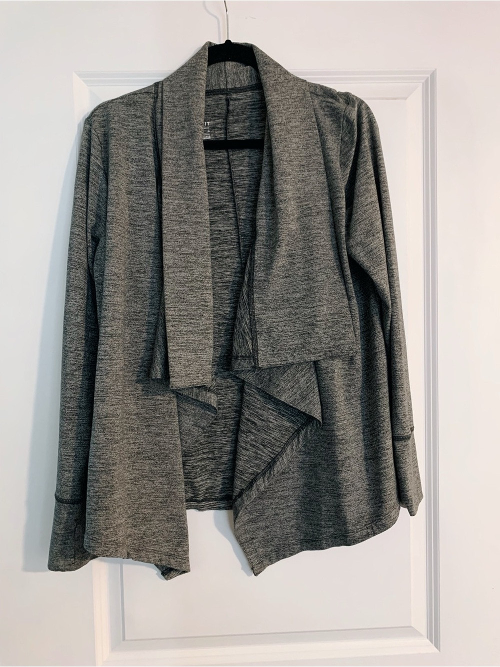 Nike Gray Draped Open-Front Women's Cardigan Sweater | Poshmark