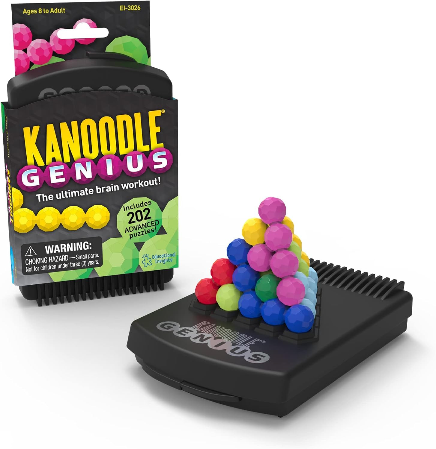 Educational Insights Kanoodle Genius 3-D Puzzle Brain Teaser Game for Adults, Teens & Kids, Over ... | Amazon (US)
