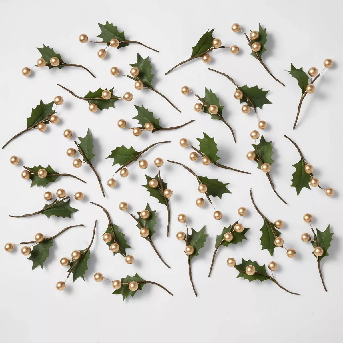 30ct Gold Berries Christmas Sprigs - Wondershop™ | Target