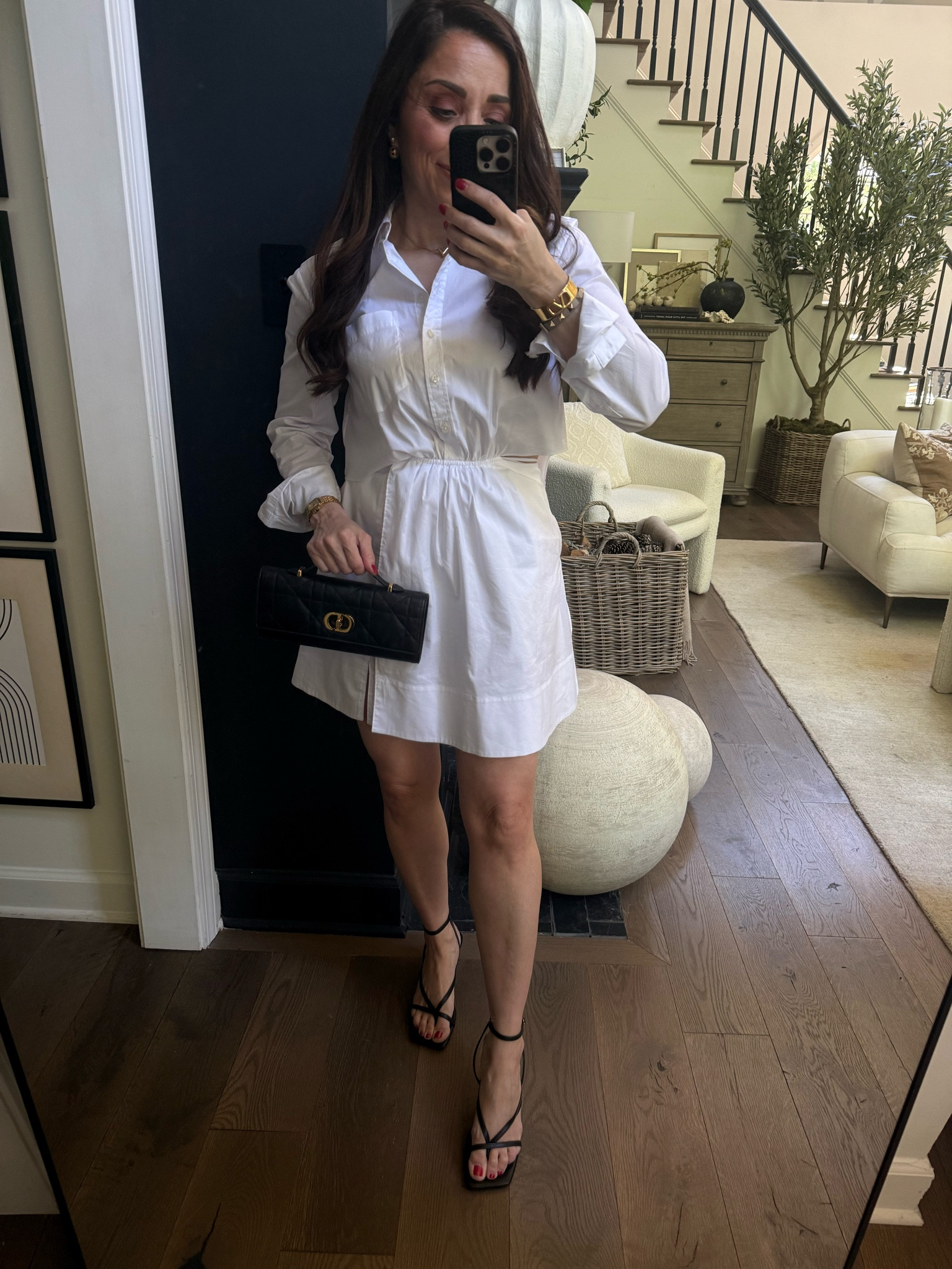 Eeekkk!! Crisp white shirt dress season?! Yayyyy!! I pulled this one back out and ordered two more for our Nantucket trip! Simkhai always delivers the most classic silhouette with a sculptural & modern twist! Diviiine!! (They didn’t pay me to tell you that! Haha I really am a super fan!) I also grabbed out these goooorgeous sandals from Amazon. Isn’t it amazing how a pretty dress (& cute shoe!) can make you feel like skipping??!

#LTKgrwm #LTKootd #LTKmomlife