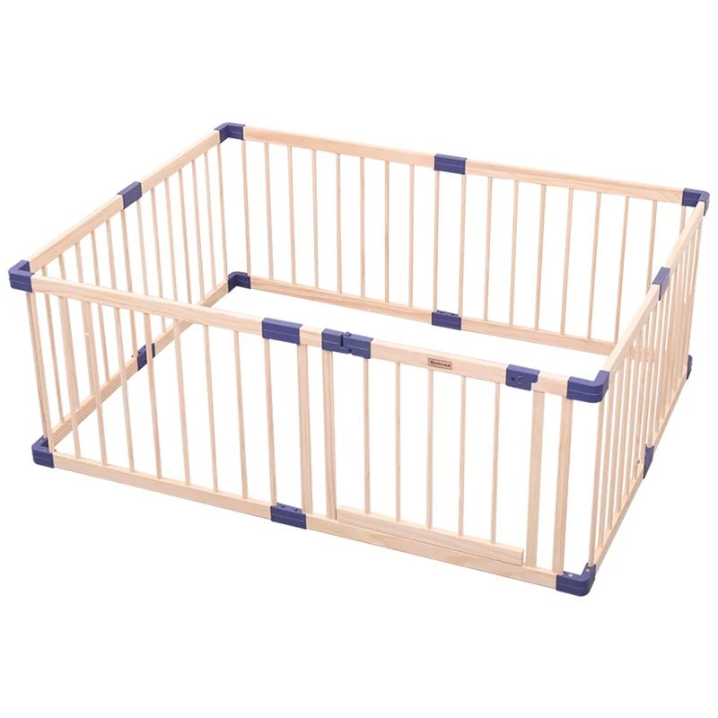 Kingway Furniture Baby Wood Saftey Gate with Blue connector | Walmart (US)