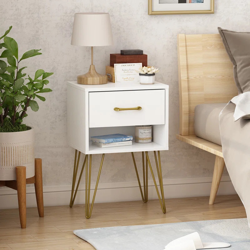 Katika Metal Nightstand | Wayfair North America