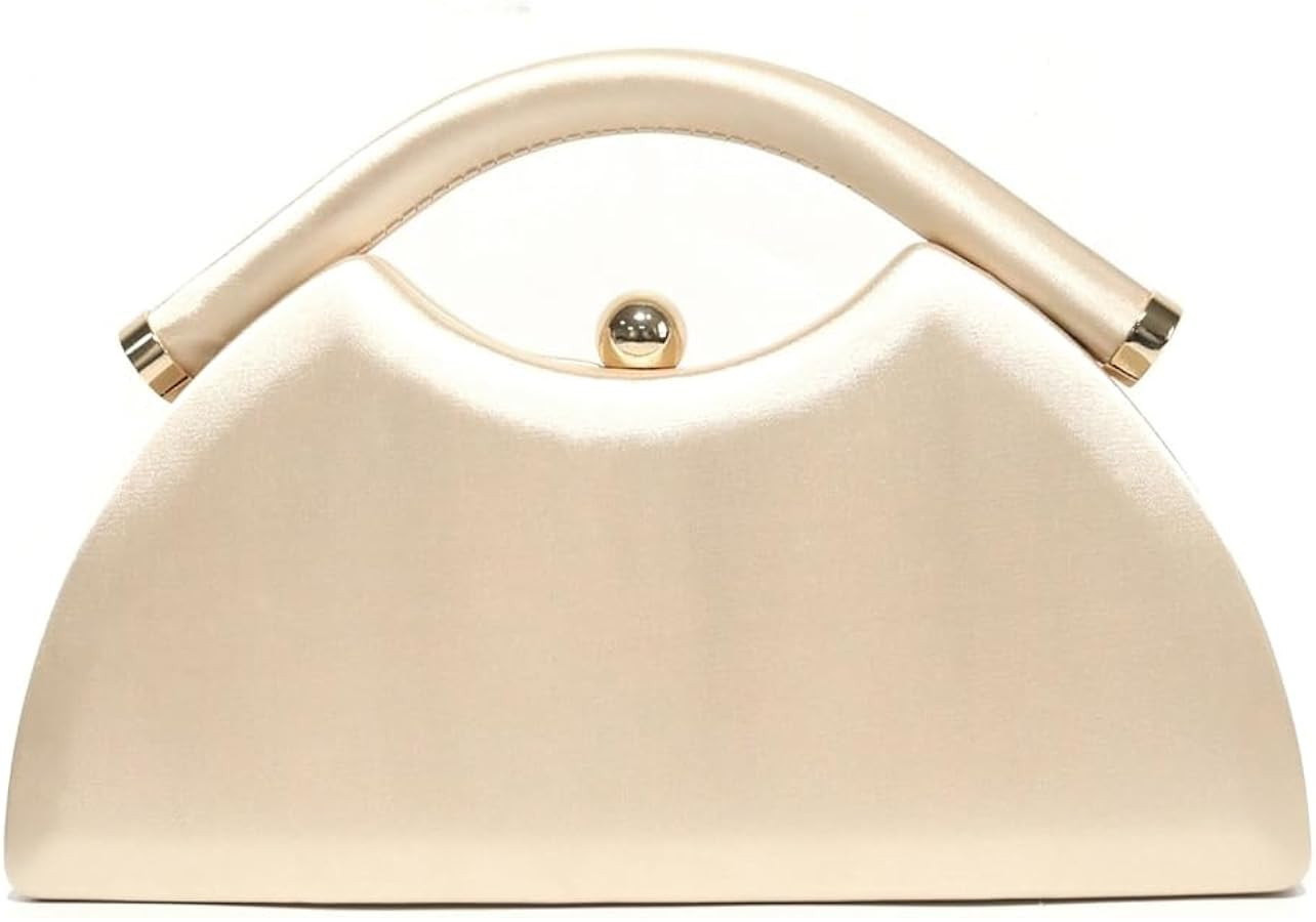 CUXVA Women's Satin Evening Handbag Elegant Satin Clutch Purse Bags Small Handbags for Party Wedd... | Amazon (US)