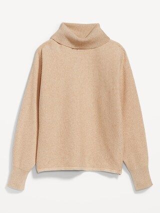 Cropped Rib-Knit Turtleneck Sweater for Women | Old Navy (US)