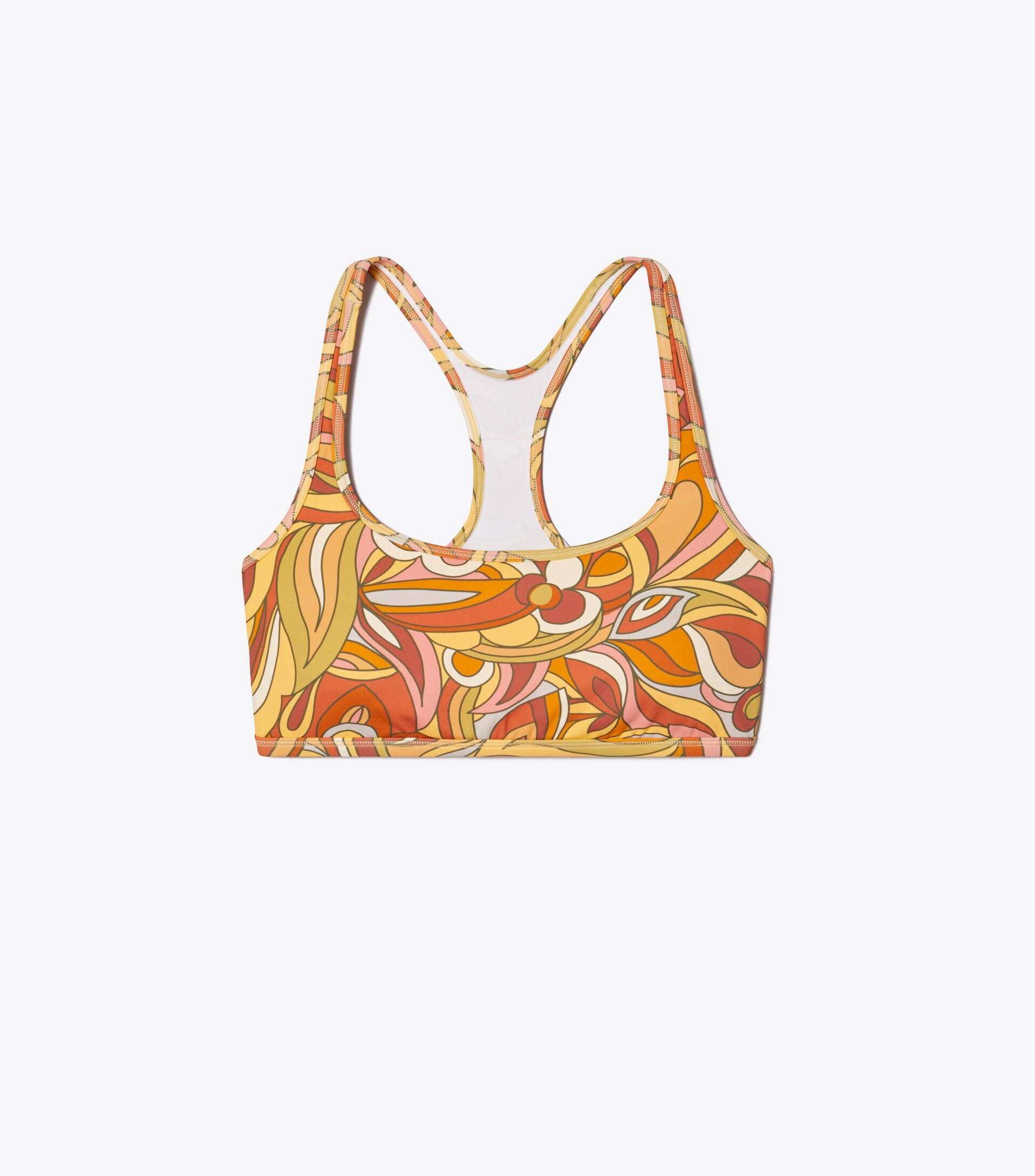 Printed Weightless Racerback Bra | Tory Burch (US)