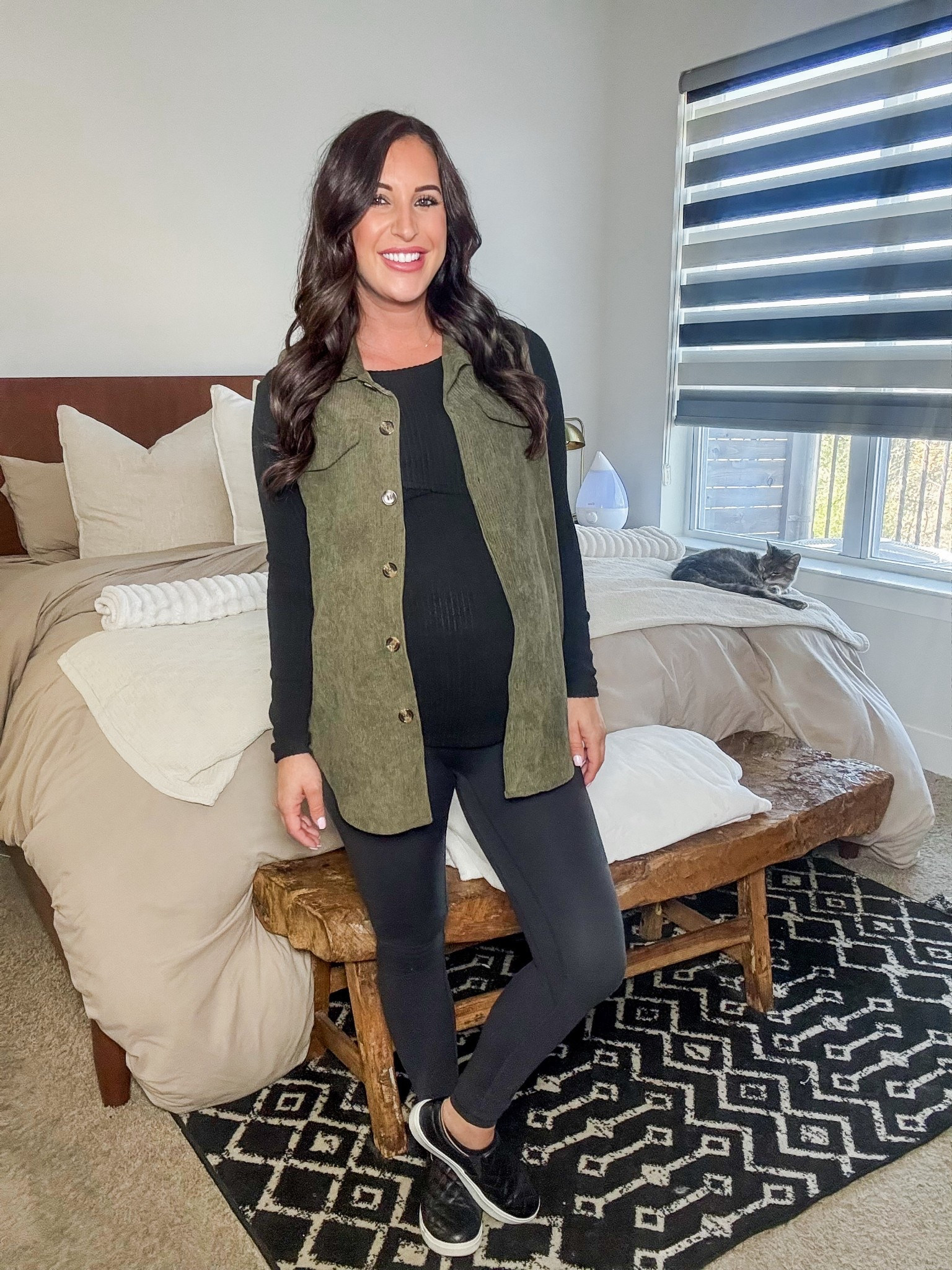 Cute and comfortable maternity pregnancy outfit idea 

#LTKBump #LTKBaby