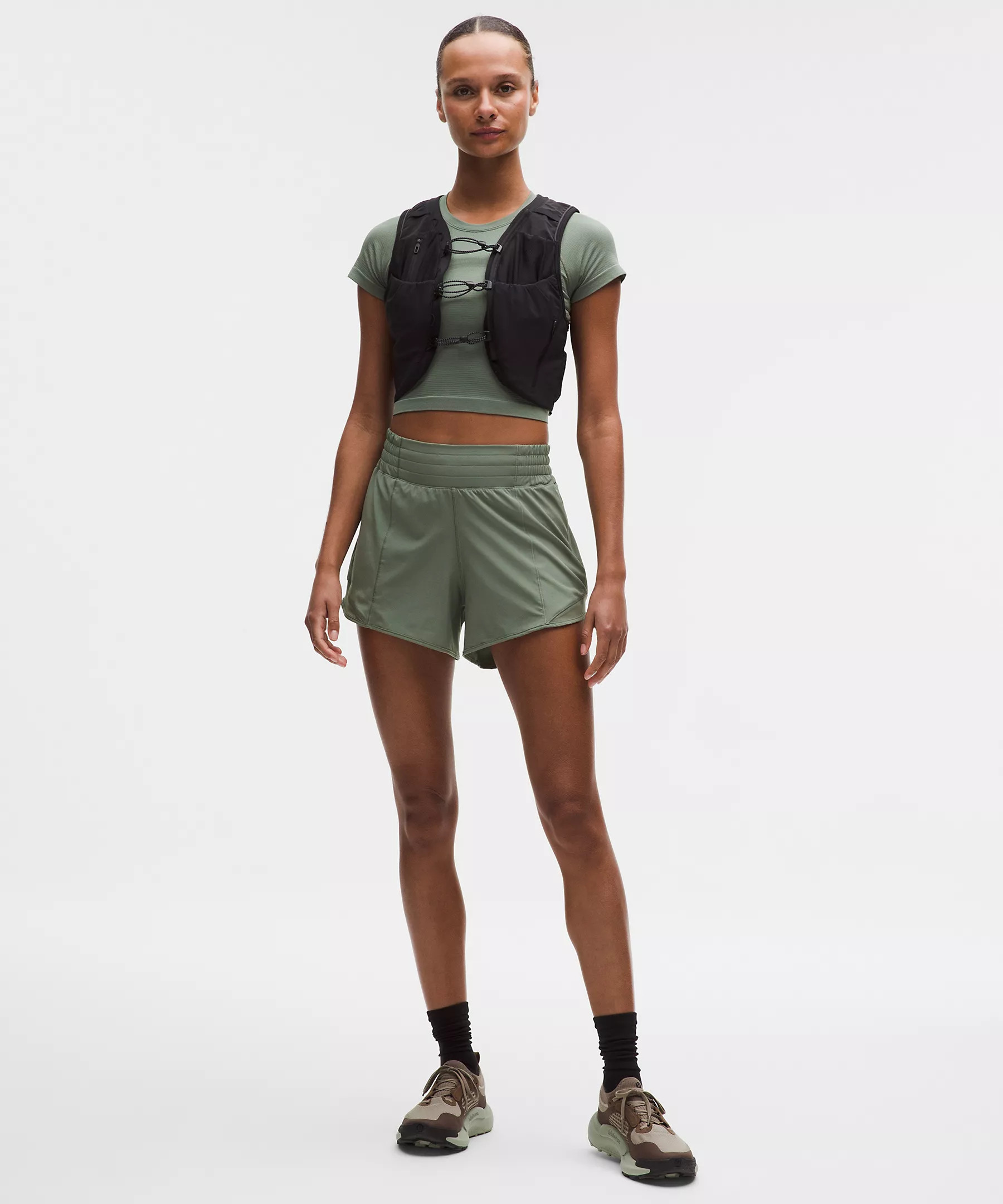 Hotty Hot High-Rise Lined Short 4" | Lululemon (US)