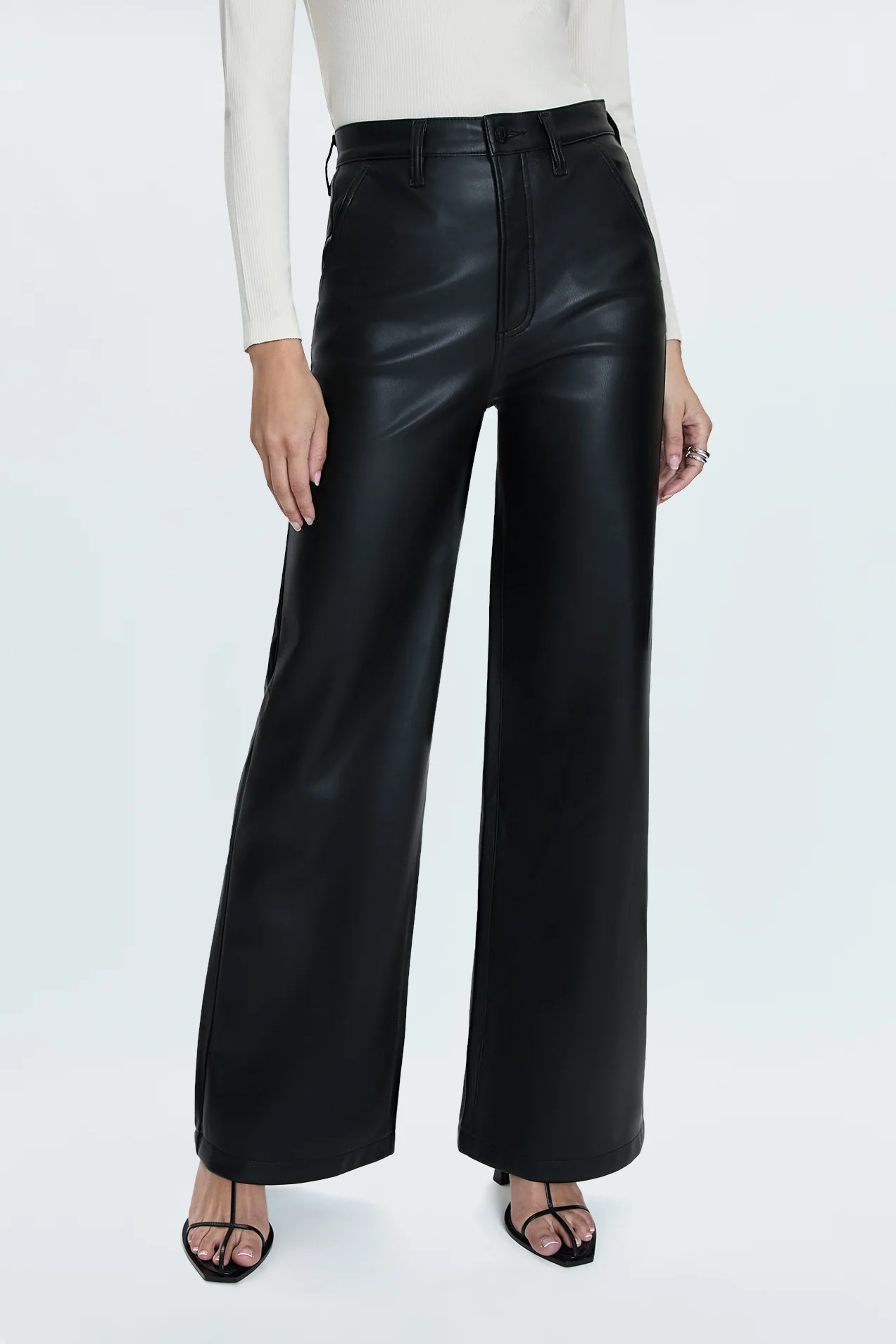 Lana High Rise Ultra Wide - Slate Black | Pistola Denim