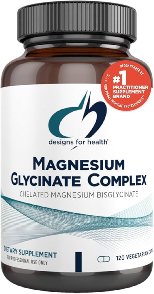 Designs for Health Magnesium Glycinate Complex - Chelated Magnesium Bisglycinate + High Absorptio... | Amazon (US)