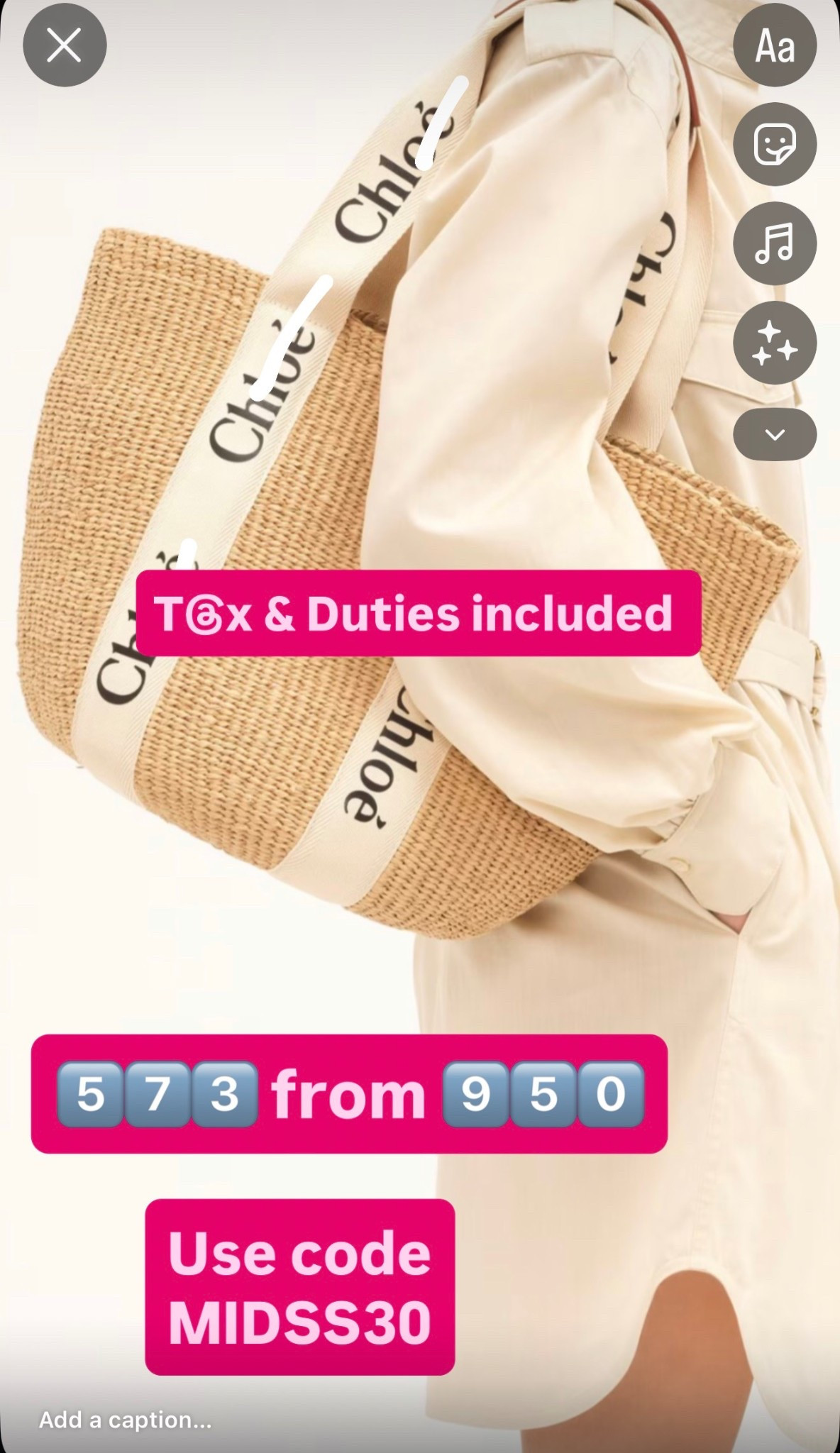 Chloe woody basket raffia bag sale use code
Use code
MIDSS30

#LTKSeasonal #LTKootd #LTKSaleAlert