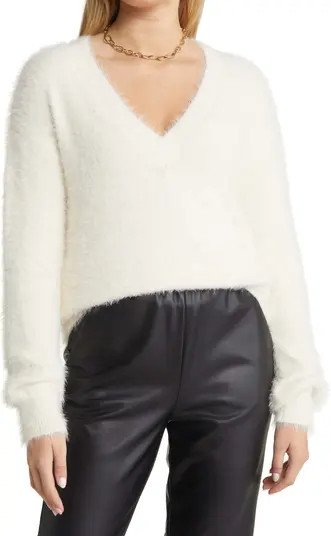 Halogen® Cozy V-Neck Sweater | Nordstrom | Nordstrom