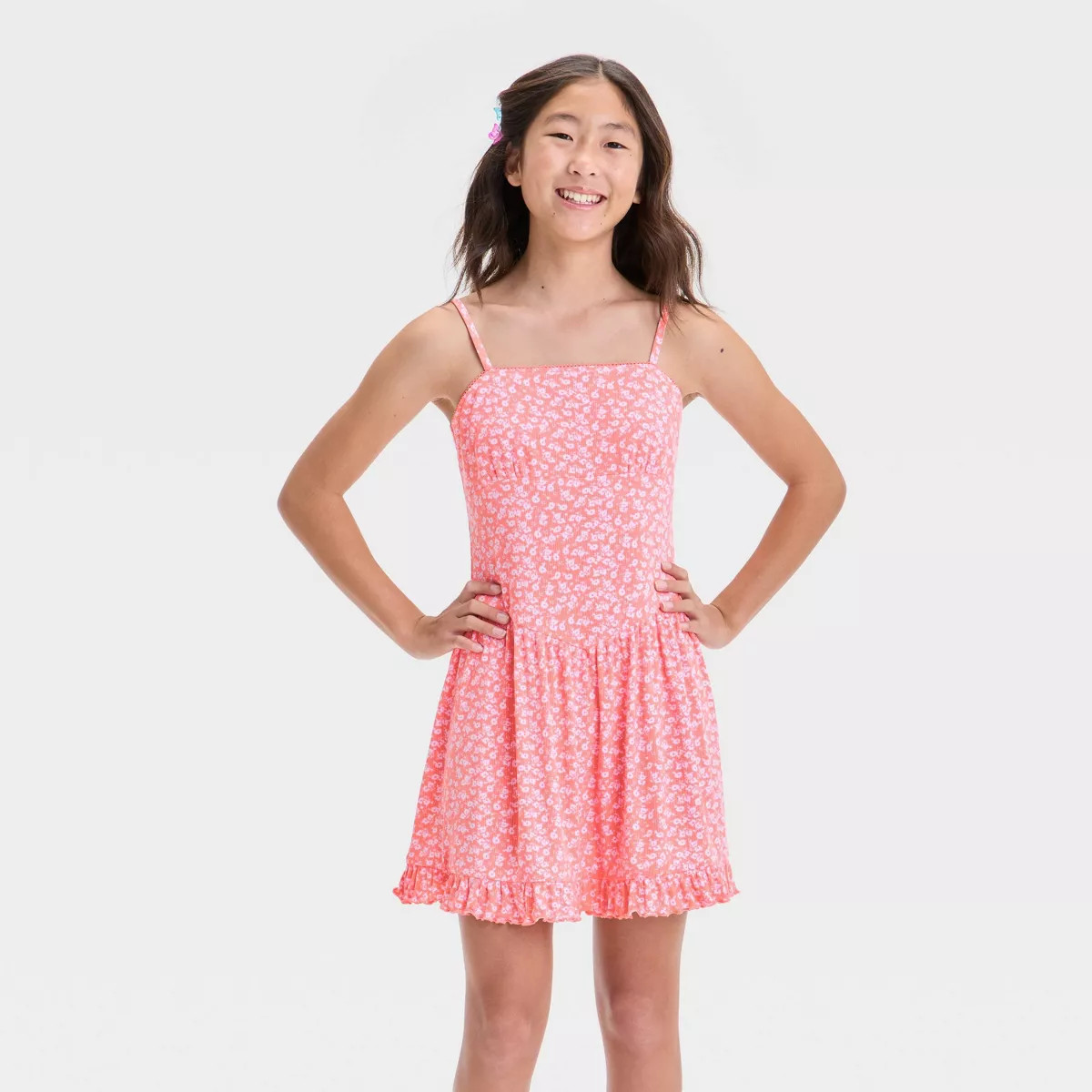 Girls' Strappy Fit & Flare Dress - art class™ | Target
