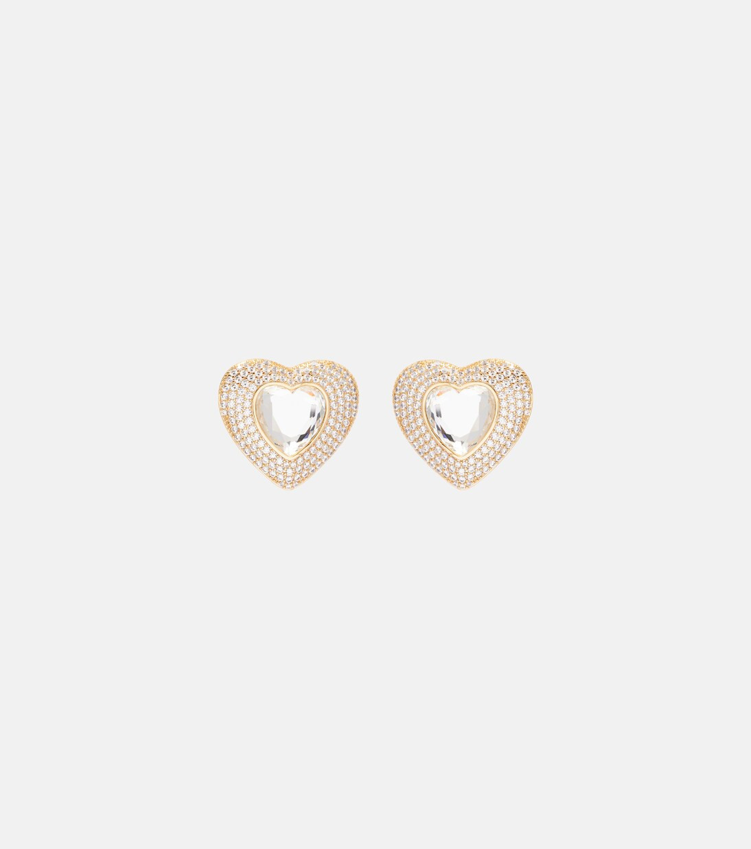 Crystal-embellished earrings | Mytheresa (UK)
