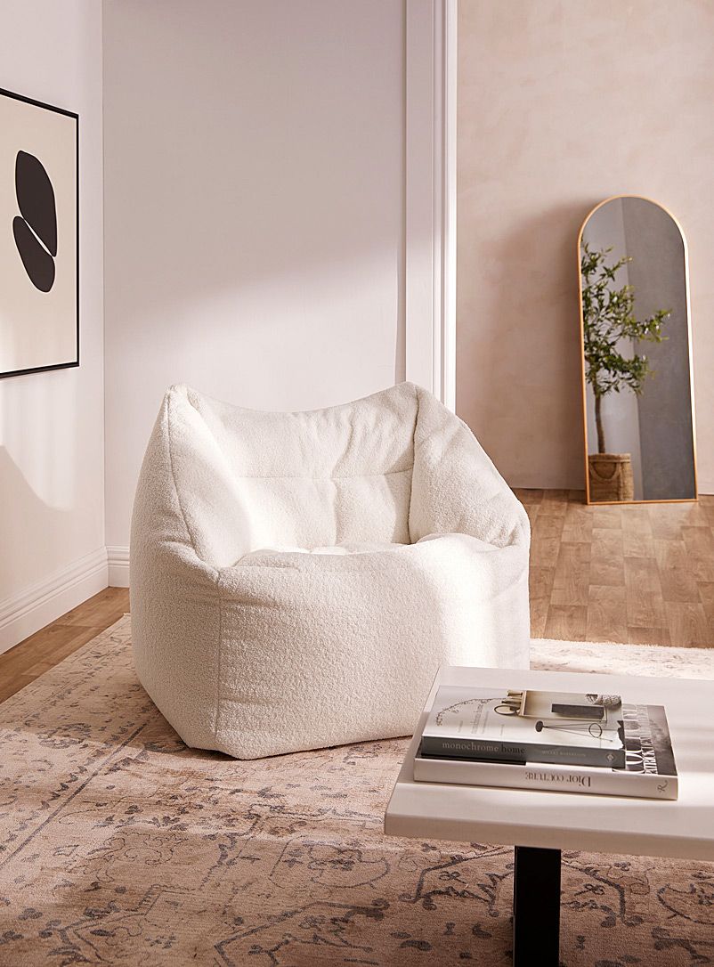 Sherpa structured beanbag chair | Simons
