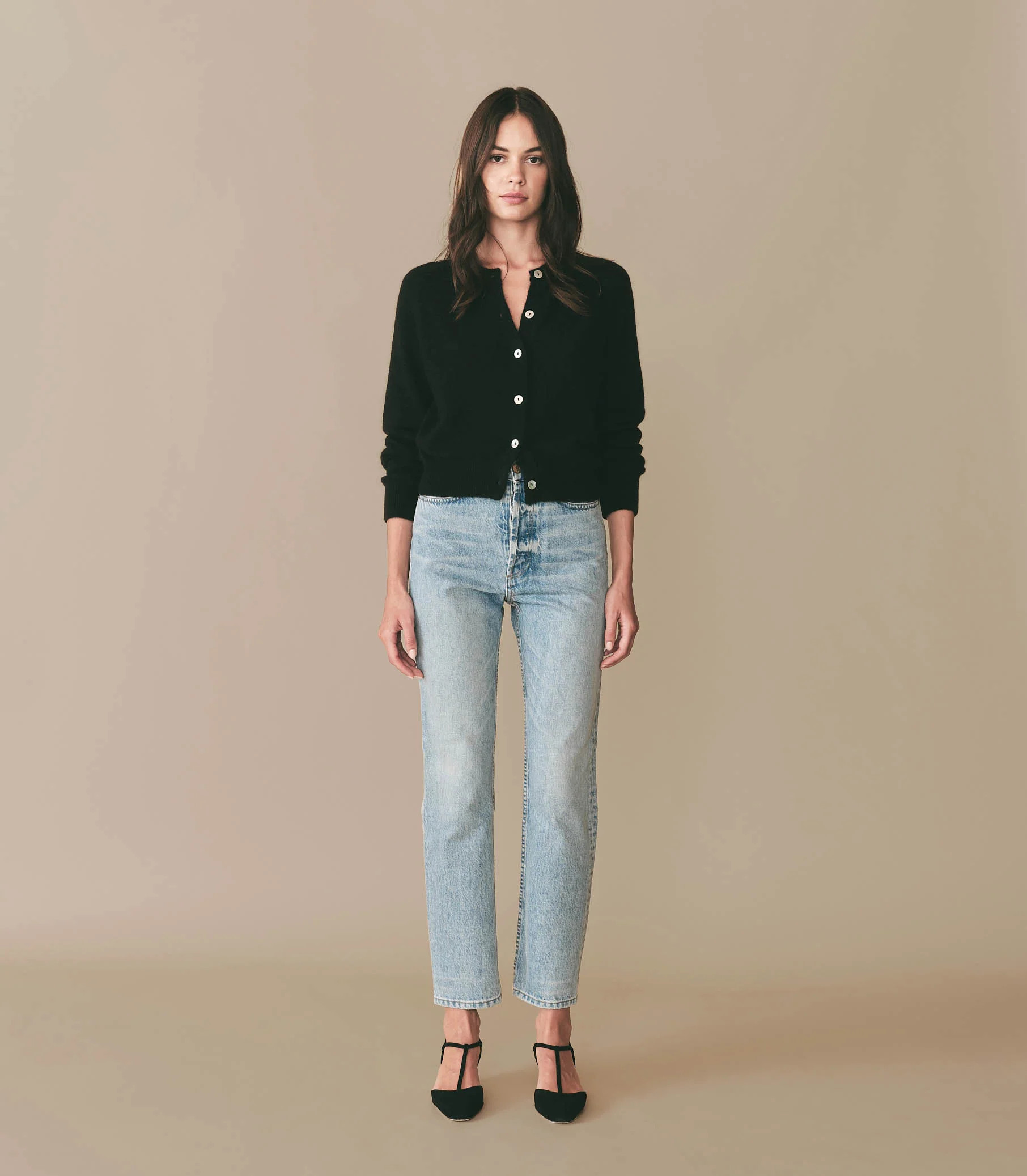 Petra Cardigan - Black | DÔEN | DOEN