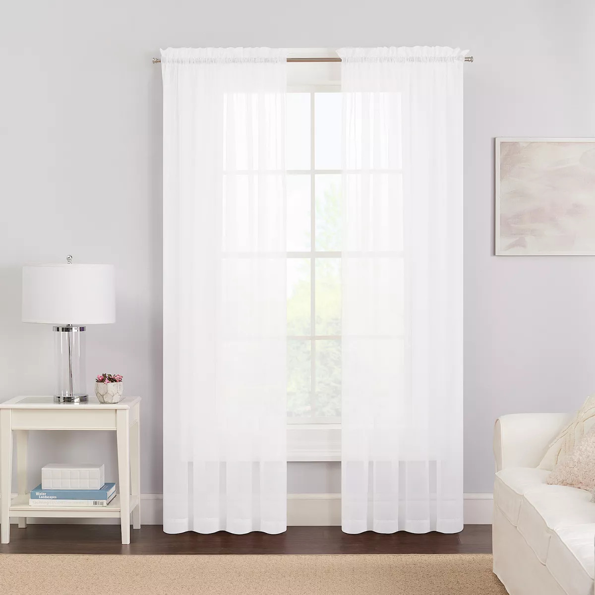 eclipse 2-Pack Victoria Voile Window Curtains | Kohl's
