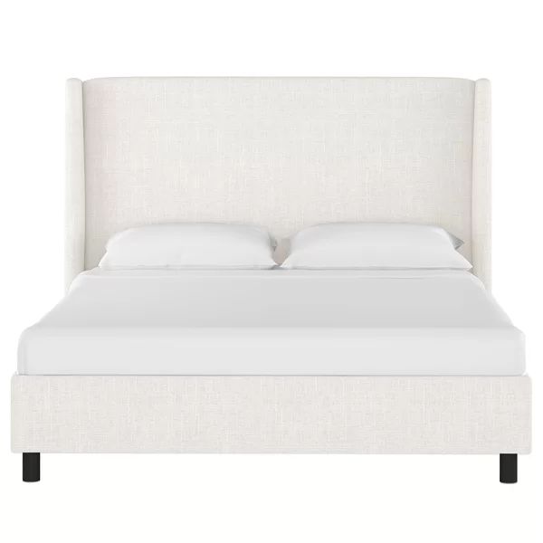 Alrai Wingback Upholstered Platform Bed | Wayfair North America