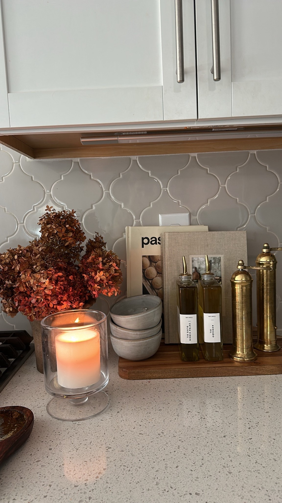 Cozy corner kitchen styling 

#LTKHome #LTKSeasonal #LTKFindsUnder50