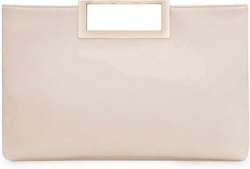 CHARMING TAILOR Fashion PU Leather Handbag Stylish Women Convertible Clutch Purse | Amazon (US)