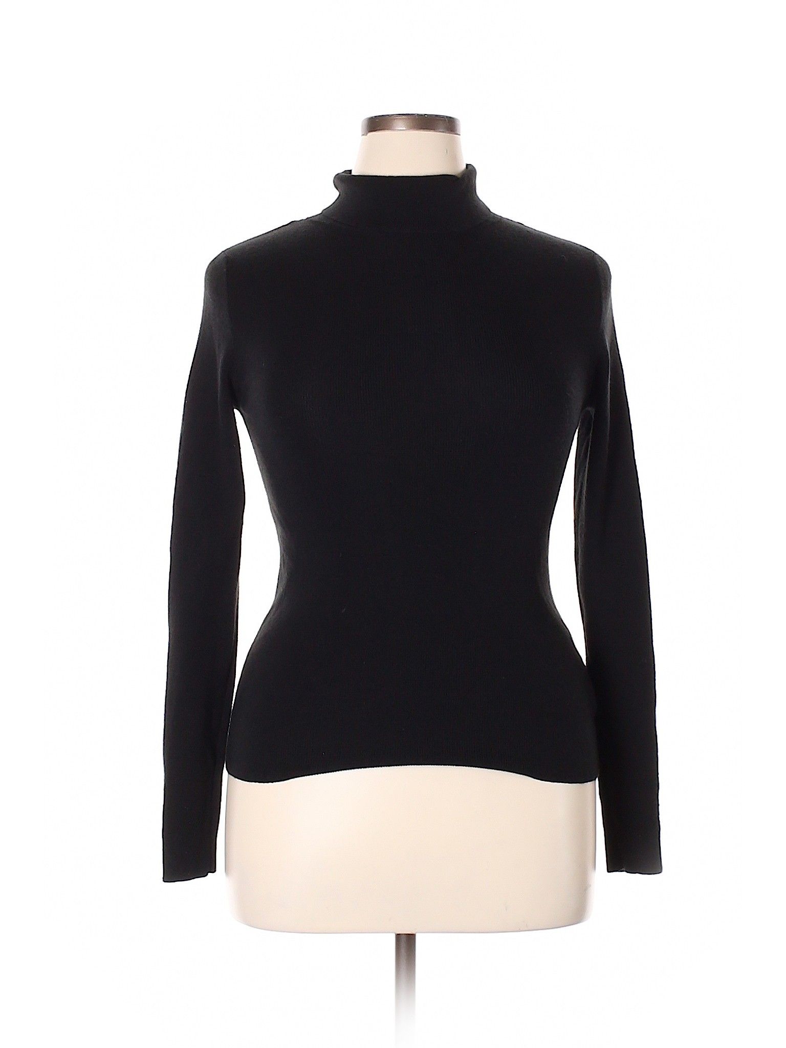 Forever 21 Turtleneck Sweater Size 12: Black Women's Tops - 44580935 | thredUP