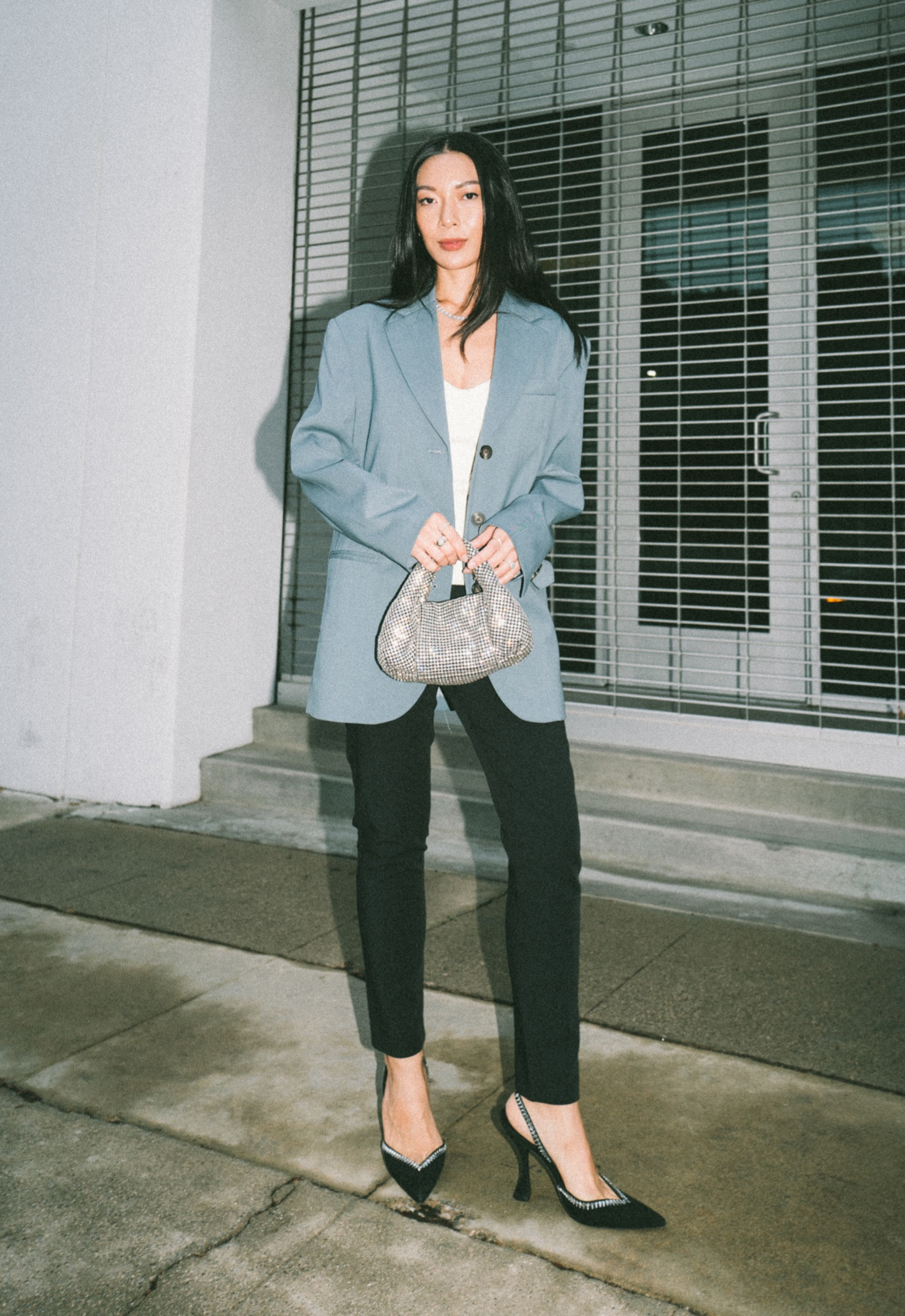 The ultra-sparkly, fabulous Moda Shine Mini Tote from Stuart Weitzman makes me want to be spontaneous and treat myself at my favorite place for a fun night out. Love doubling up on the glitz with my pumps too ✨ 

#LTKHoliday #LTKshoecrush #LTKSeasonal