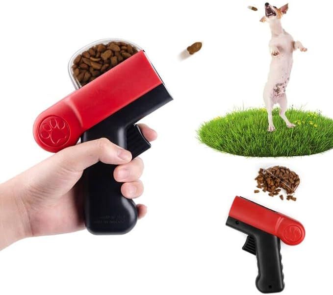 Pet Supplies : Pet Treat Launcher Handheld Dog Food Catapult Snack Dispenser Feeder Pet Fetch Int... | Amazon (US)
