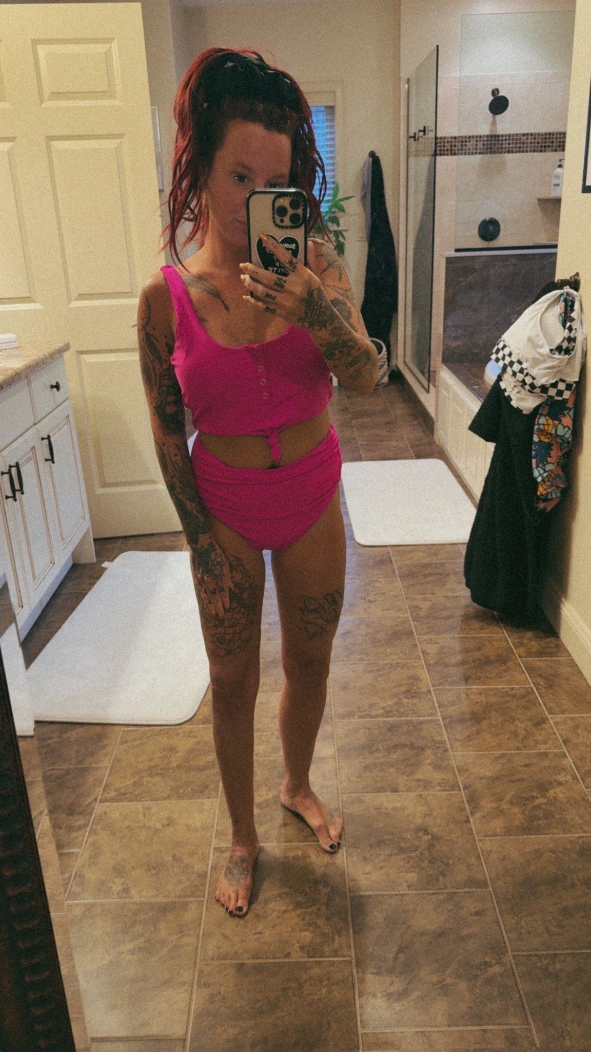 Petite friendly and flattering!!  I know some of my other “nearing 40” girlies struggle with some of these bathing suits now a days! This one is cute, comfy, age appropriate and perfect for petite! 

#LTKPetite #LTKSaleAlert #LTKFindsUnder50