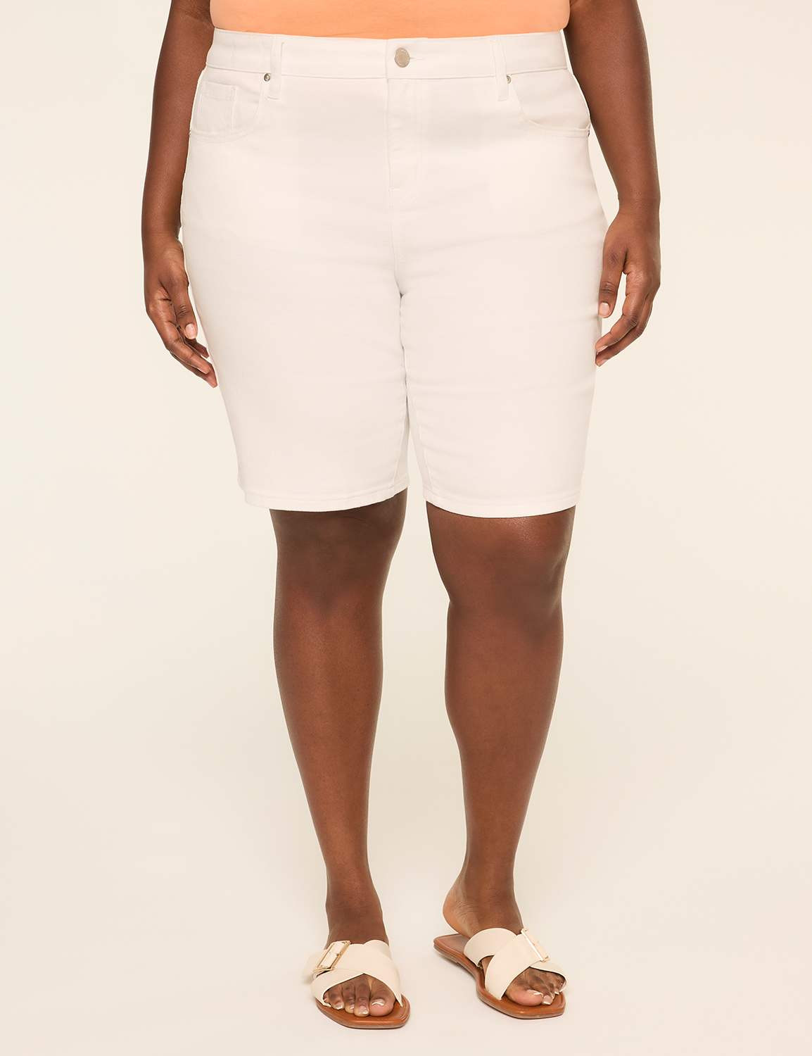 Genius Fitted 10" Bermuda Short | Lane Bryant (US)