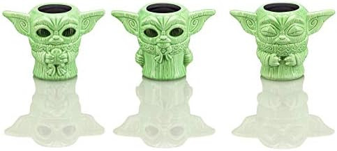 Geeki Tikis Star Wars The Mandalorian The Child Mini Muglets Set of 3 - 2.5-Ounce Green Ceramic C... | Amazon (US)