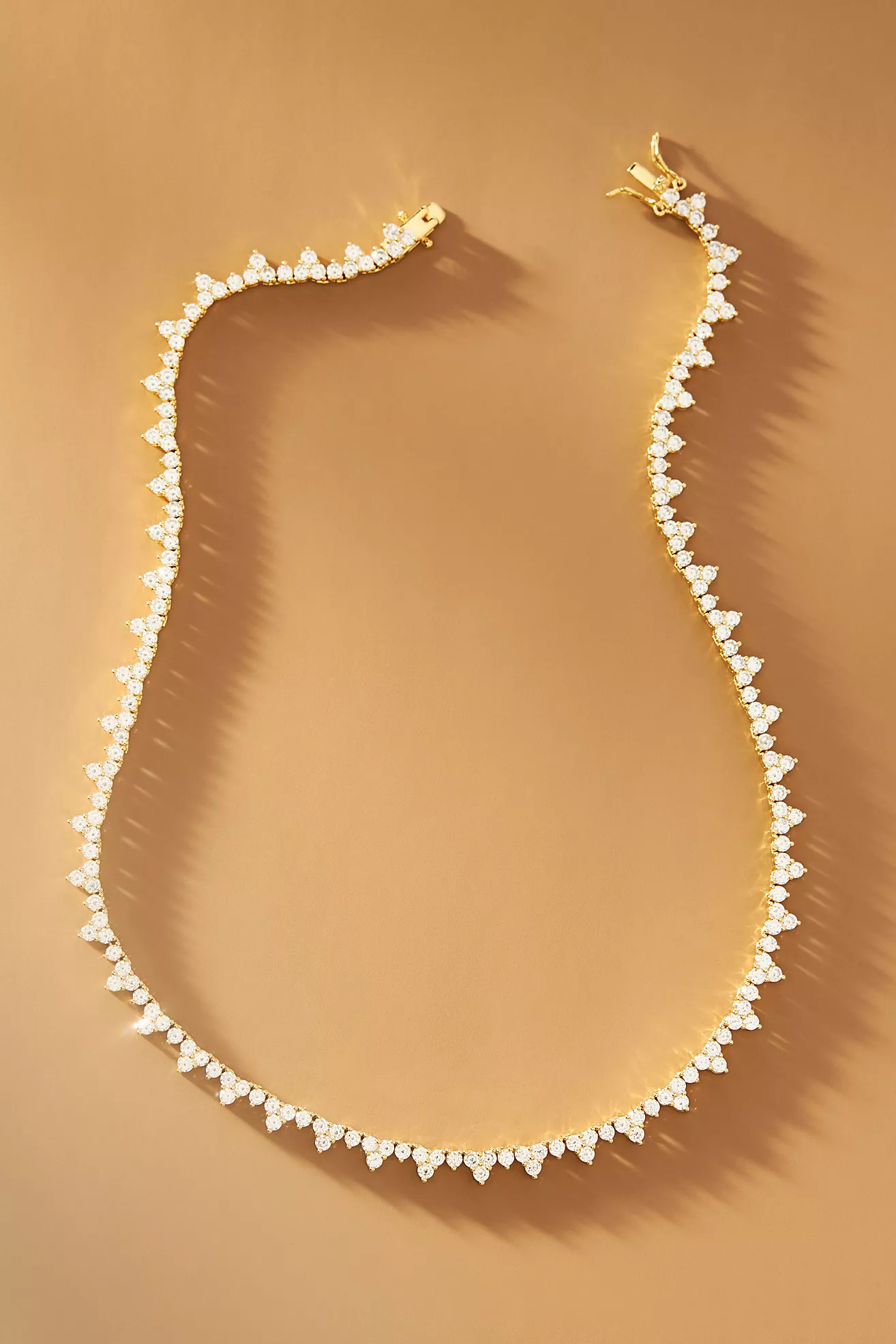 Serefina Daisy Tennis Necklace | Anthropologie (US)