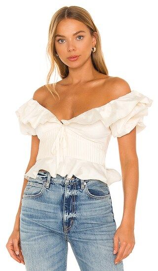Villa Top in Ivory | Revolve Clothing (Global)