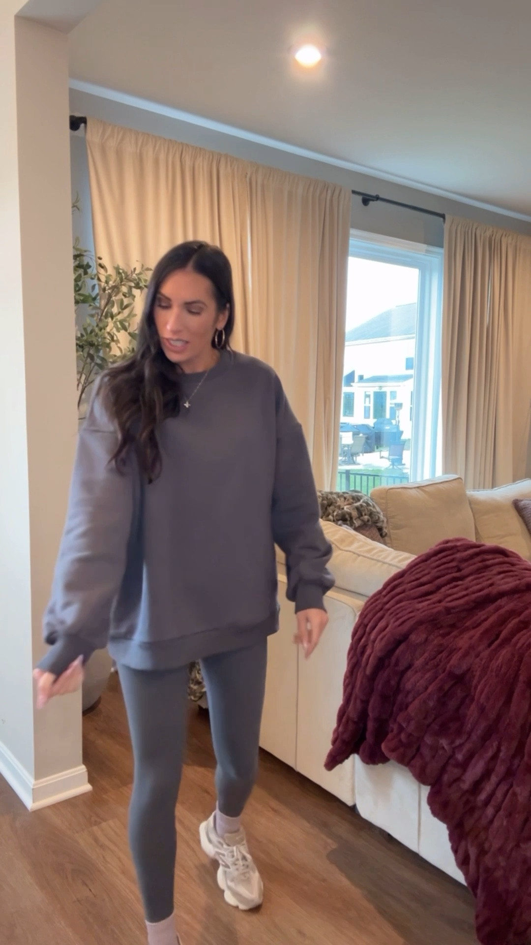 New set today 
Wearing size small
Use code nicole15 for foxy kind 
Matching set
Amazon socks 
Linking my necklace stack from electric picks too! 


#LTKgrwm #LTKootd #LTKmomlife