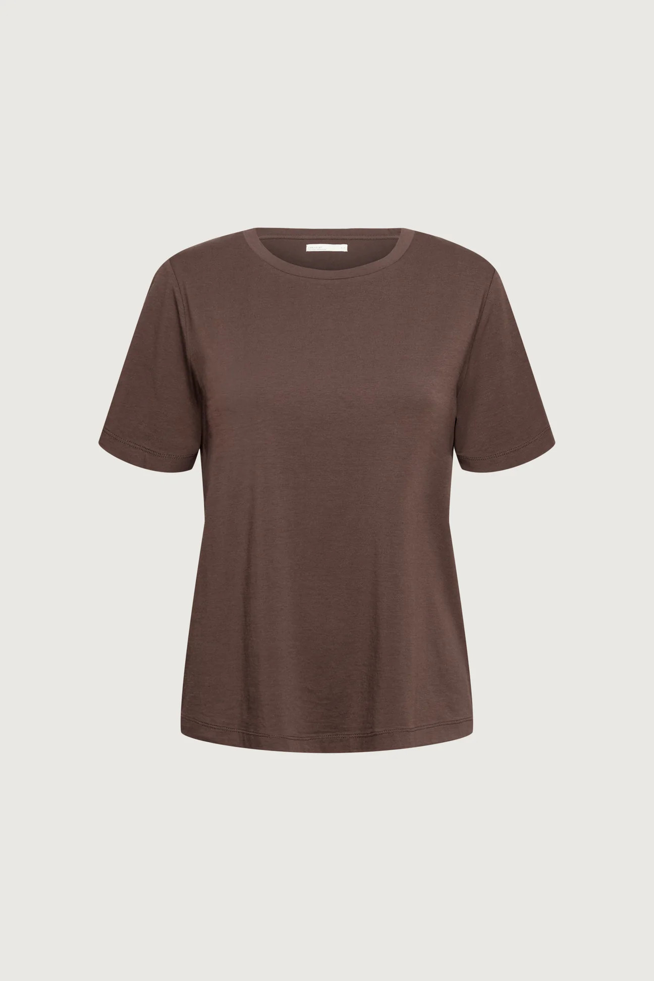 COTTON MODAL CREWNECK T-SHIRT | OAK + FORT
