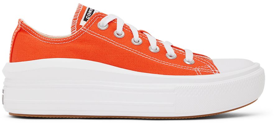 Orange & White Chuck Taylor All Star Move Ox Sneakers | SSENSE