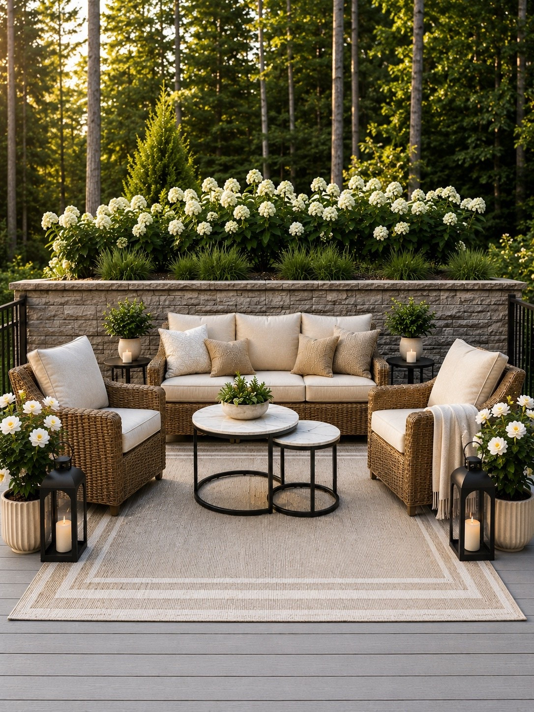Luxury Neutral Walmart Patio Finds for Summer Hosting

Follow @farmtotablecreations on Instagram for more outdoor styling ideas and home finds 🤍

This Walmart patio setup looks so high-end without the luxury price tag. From the woven seating to the neutral rug, lanterns, and layered textures… this entire space feels like a designer outdoor retreat. Perfect for slow summer evenings, hosting friends, or simply creating a cozy backyard escape ✨

#walmartpatio #patiofurniture #outdoorliving #outdoorpatio #walmartfinds

walmart patio | outdoor seating | wicker patio furniture | neutral patio | patio styling | outdoor rug | patio chairs | backyard inspiration | outdoor decor | lantern decor | summer patio | deck decor | patio setup | neutral outdoor decor | affordable patio finds | cozy backyard | patio makeover | outdoor entertaining | backyard oasis | outdoor furniture | walmart home | patio ideas | outdoor styling | neutral home decor | summer home

#LTKSaleAlert #LTKHome #LTKSeasonal