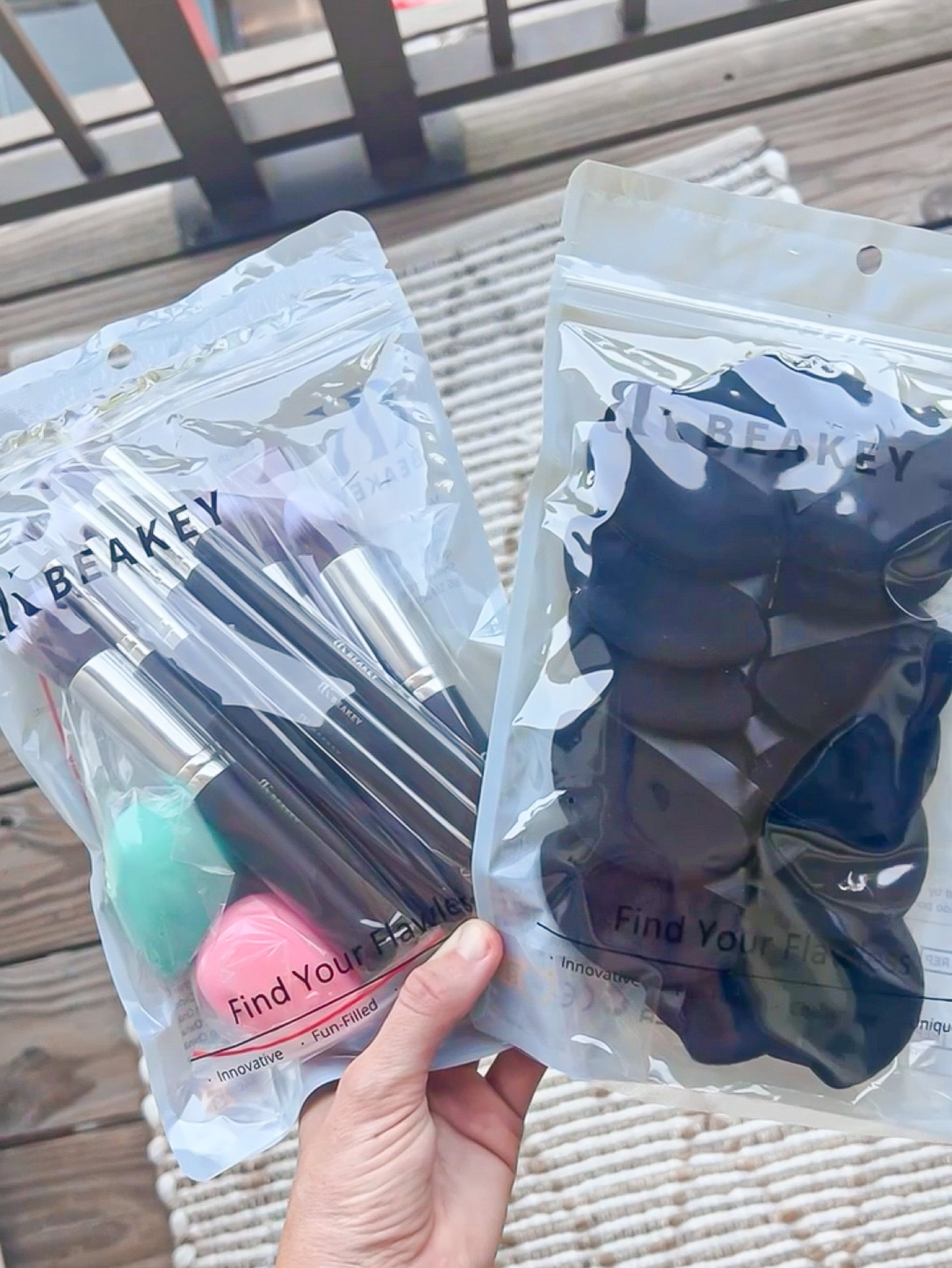 Makeup must haves 🖤

Beakey blenders have been my go to for YEARS! It’s been a repeat purchase 

These triangle powder puffs are a game changer. It helps get the under eye powder on so smoothly 🥰

Beauty finds, beauty blender, makeup brushes, under eye powder, beakey blender, makeup, amazon finds, Amazon must have, makeup finds, makeup application, eyeshadow brush, concealer brush, blush brush, under eye blender, wedding makeup, Barbie 

#LTKstyletip #LTKbeauty #LTKFind