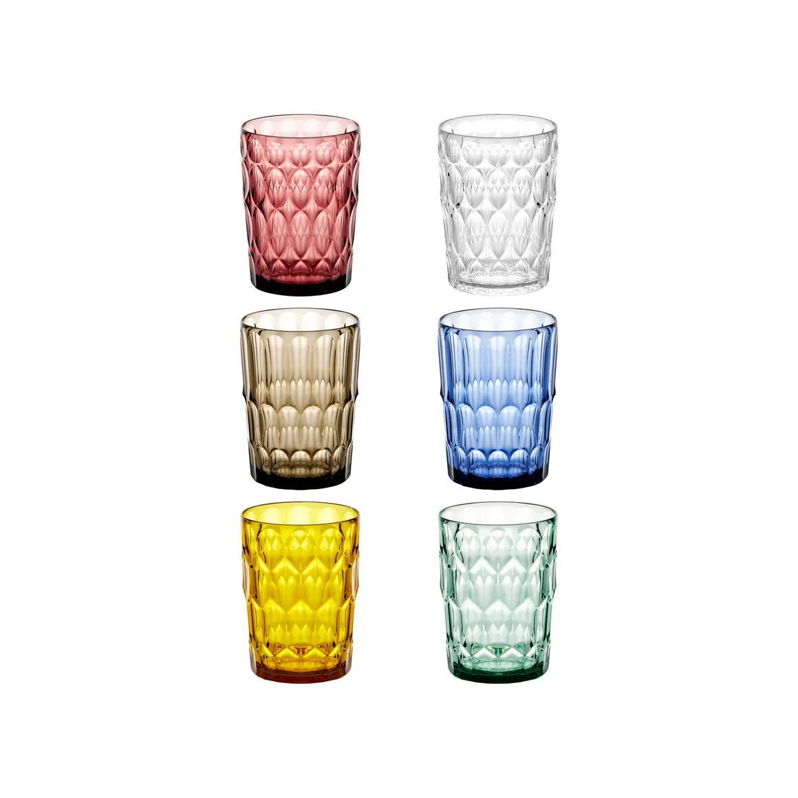 Guzzini Vanity Acrylic Tumblers, Set of 6 | Sabavi Home