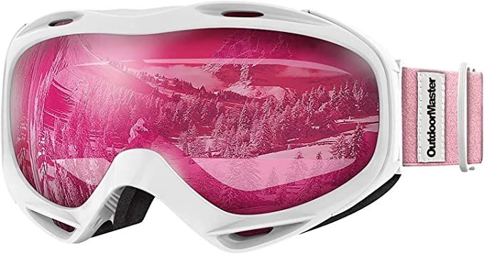 OutdoorMaster Ski Goggles OTG - Over Glasses Ski/Snowboard Goggles for Men, Women & Youth - 100% ... | Amazon (US)