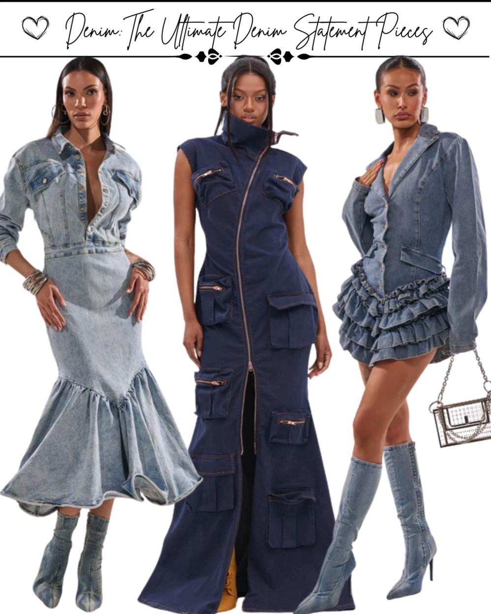 Denim doesn’t always have to mean jeans. While putting this lookbook together, I leaned into dresses and skirts that feel just as timeless but bring a softer, more feminine edge to everyday styling.

What I love about denim dresses and skirts is how easy they make getting dressed. A structured denim dress feels instantly put together with minimal effort, while a well-cut skirt gives you endless styling options, casual with flats or elevated with heels. They carry that same reliability denim is known for, but with a little more shape and movement.

If you’re building a wardrobe around versatile staples that still feel modern and polished, denim dresses and skirts are the kind of pieces that quietly do the most 🤍

#denimdress
#denimskirtstyle
#denimlookbook
#ltkstyle 

 #LTKMidsize #LTKPetite #LTKPlusSize