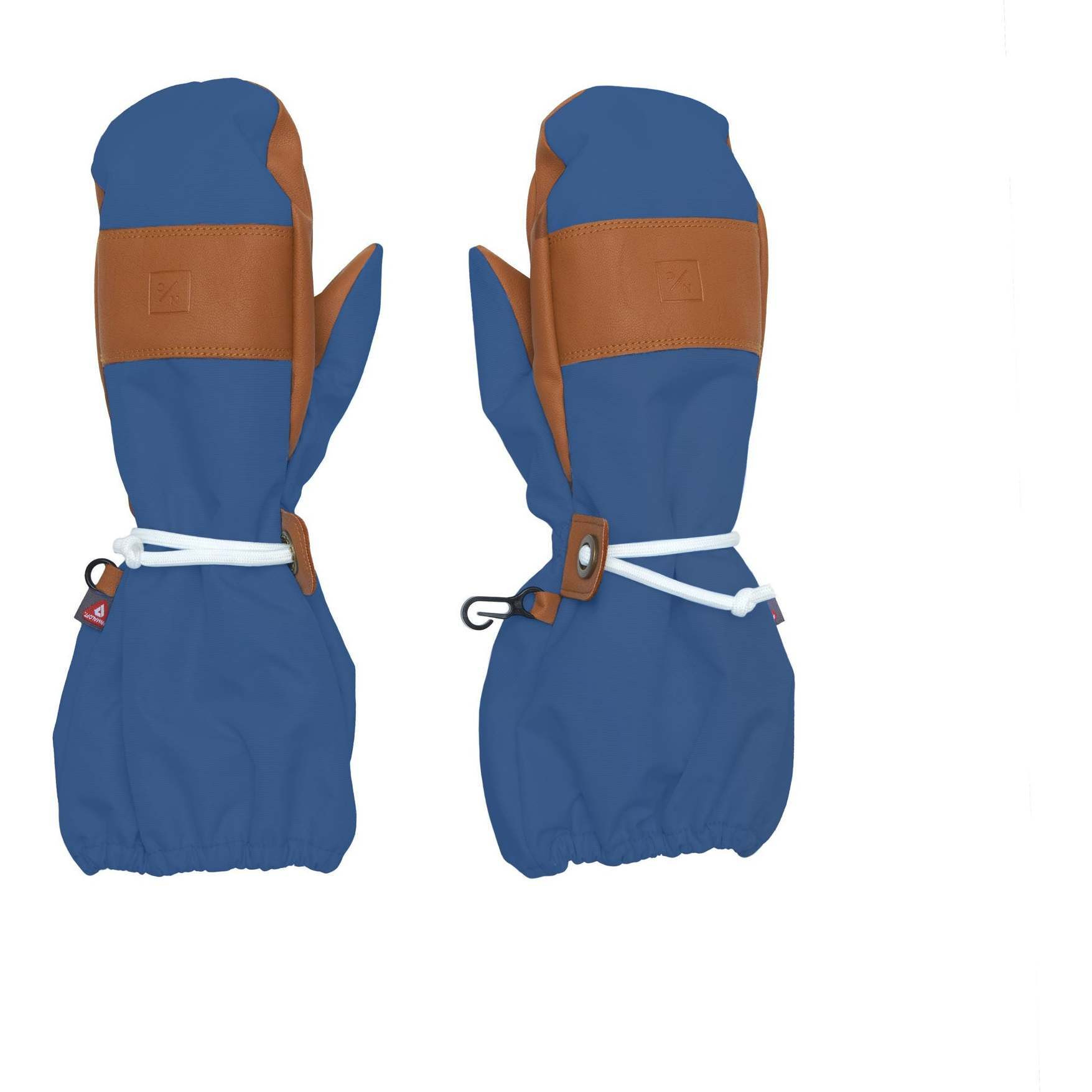 Adult Waterproof Ski Mitten, Mountain Blue | Maisonette