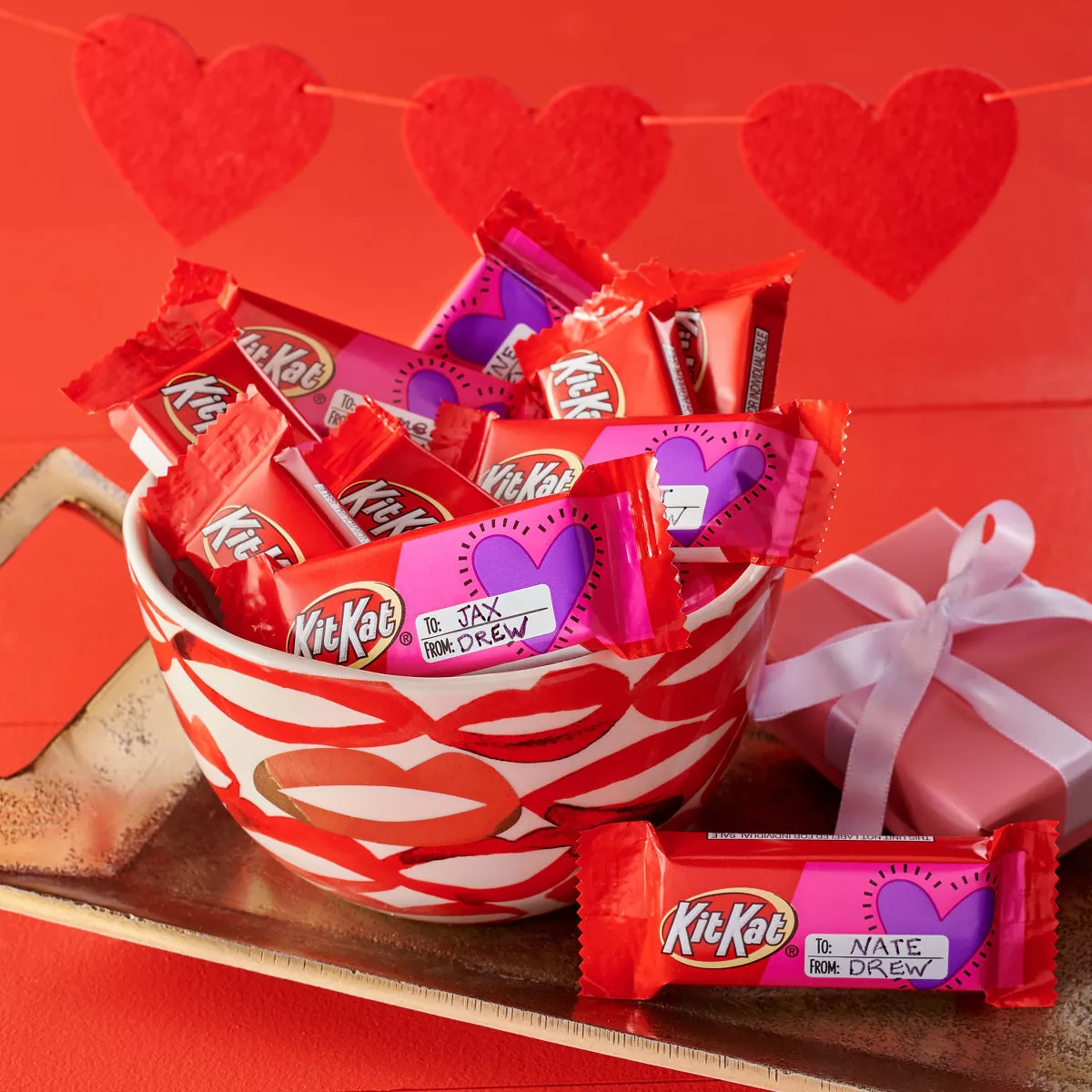Kat Kat Valentine's Day Classroom Exchange Candy Snack Size - 12.25oz/25ct | Target