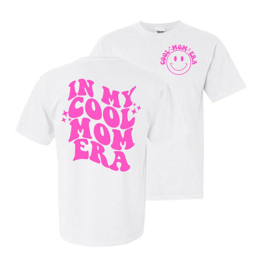 'In My Cool Mom Era' Front & Back T-Shirt | United Monograms