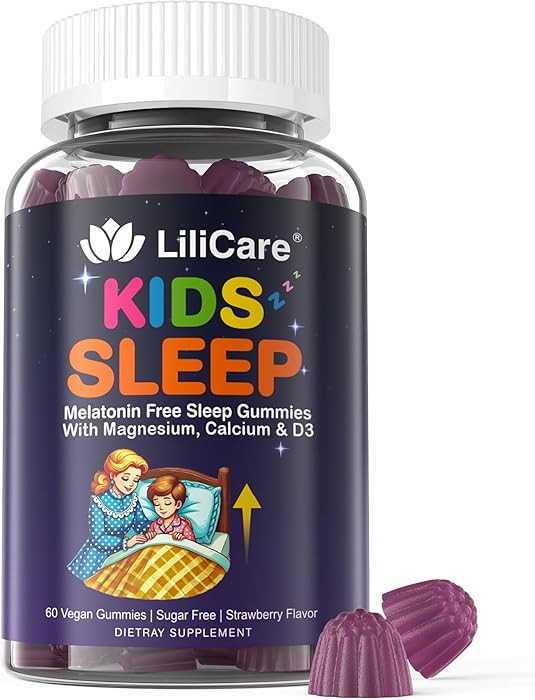 Kids Sleep Gummies - Magnesium Glycinate Gummies, Melatonin Free Sleep Aid | Magnesium, Calcium, ... | Amazon (US)
