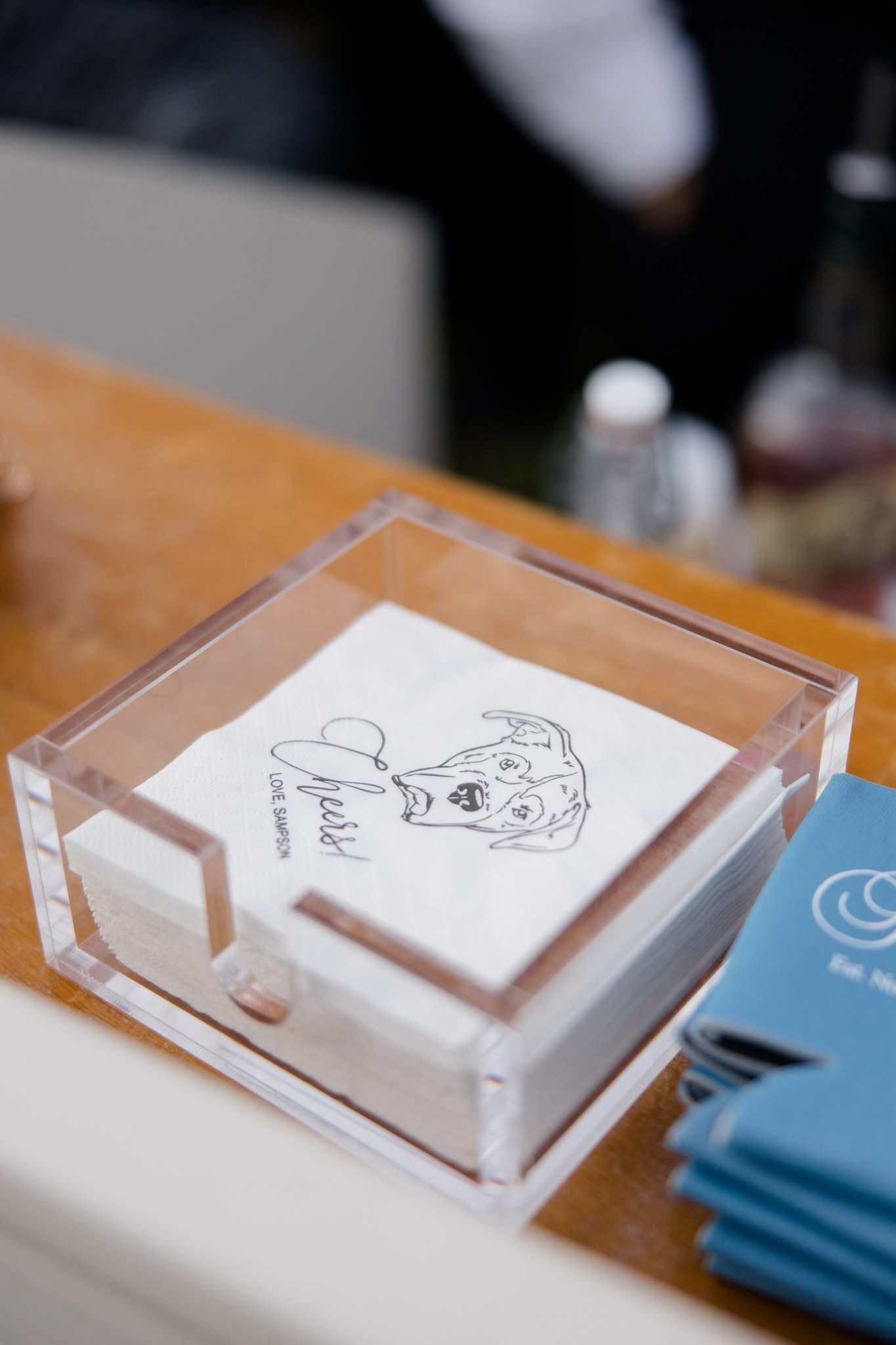 Custom pet portrait cocktail hour napkins. The seller I used is no longer on Etsy, but I linked a similar vendor!

#LTKGiftGuide #LTKWedding #LTKParties