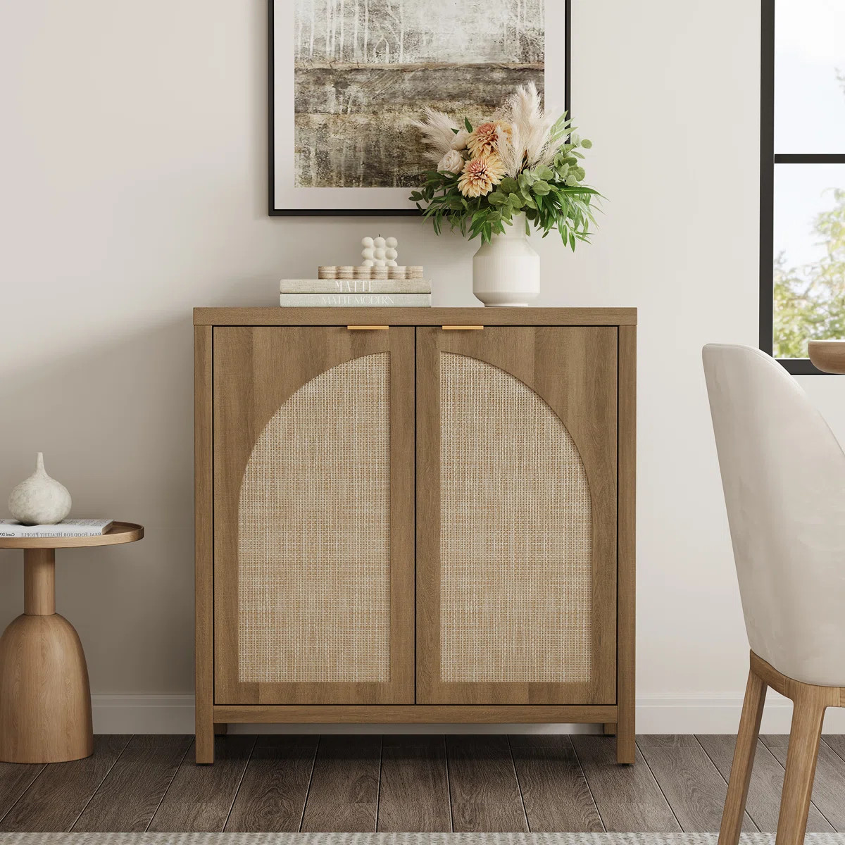 Bay Isle Home™ Boho - Rattan Sideboard With Adjustable Shelves | Wayfair | Wayfair North America