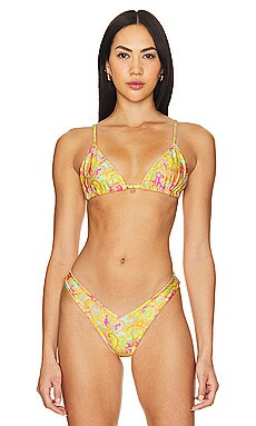 Kulani Kinis Bralette Bikini Top in Tiki Tango from Revolve.com | Revolve Clothing (Global)