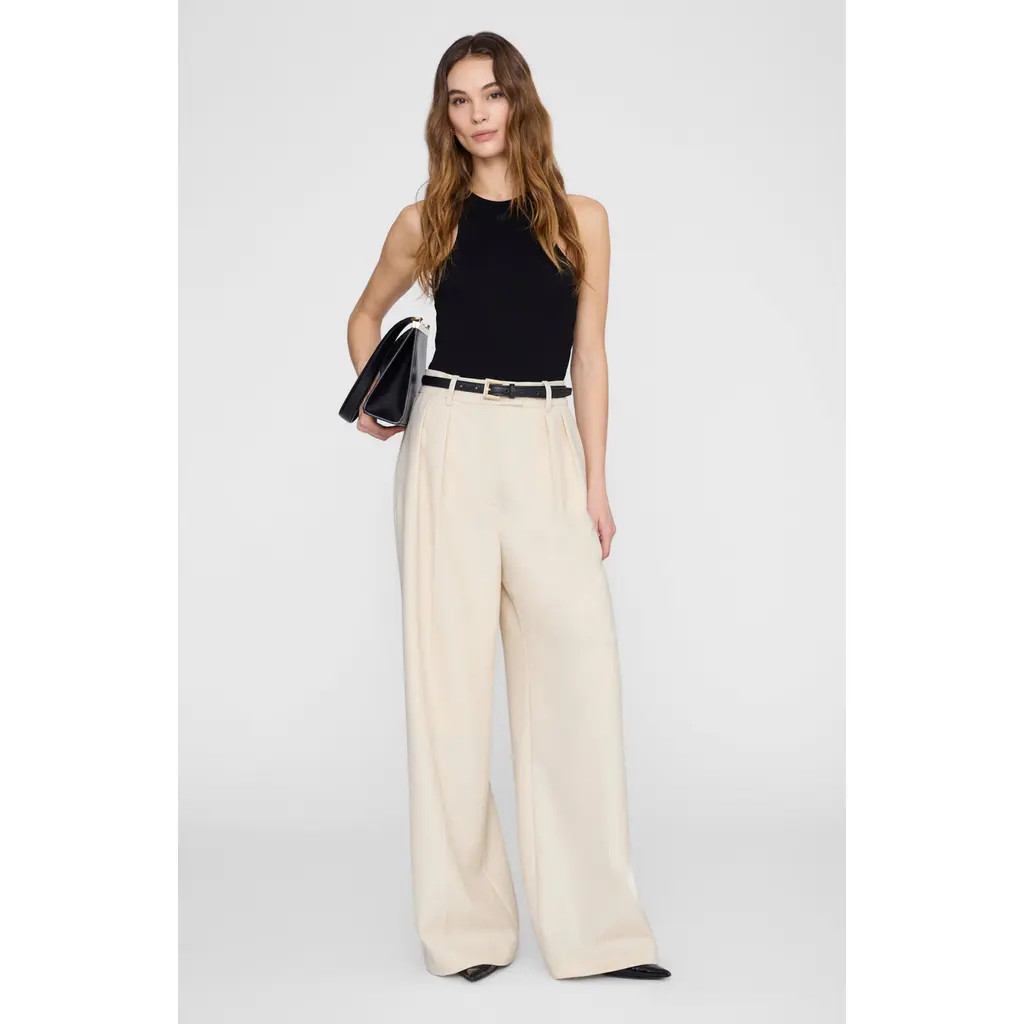 ANINE BING Cole Tank Top in Black at Nordstrom, Size Large | Nordstrom