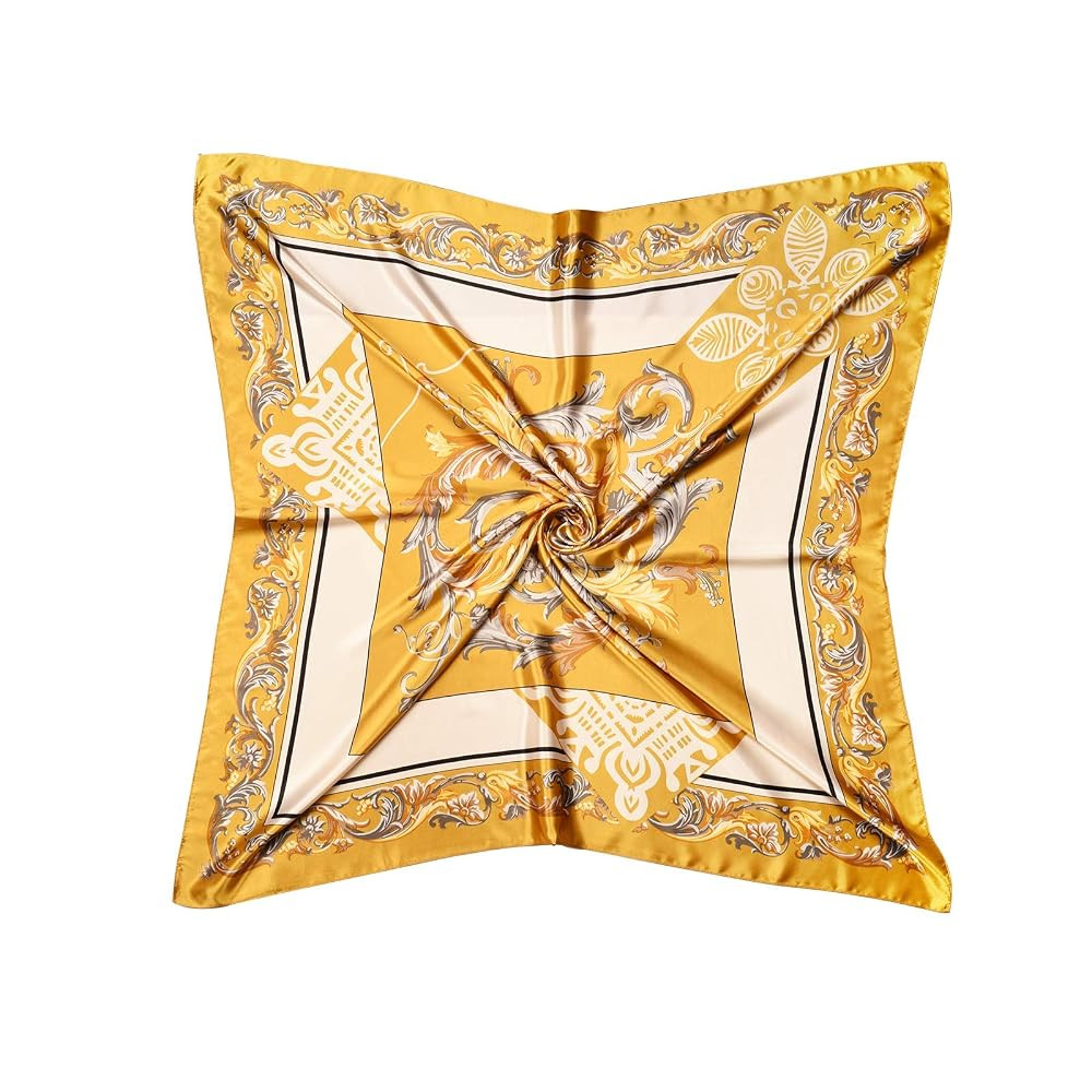 Silk Like Scarf,Head Scarves for Women,Stain Square Scarf for Hair Wrapping 35“X35” | Amazon (US)