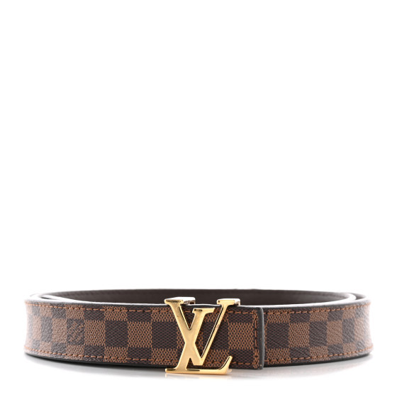Mini Damier Ebene 25mm LV Initiales Belt 90 36 | FASHIONPHILE (US)